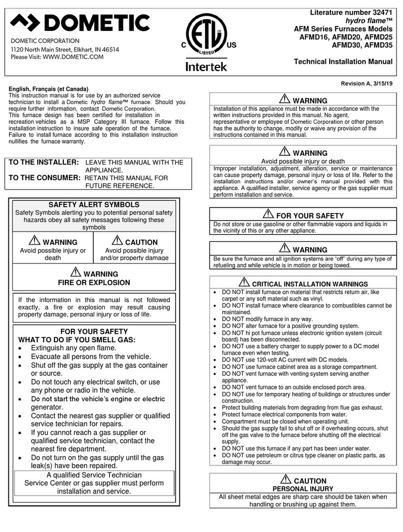 Dometic AFM Series Technical document