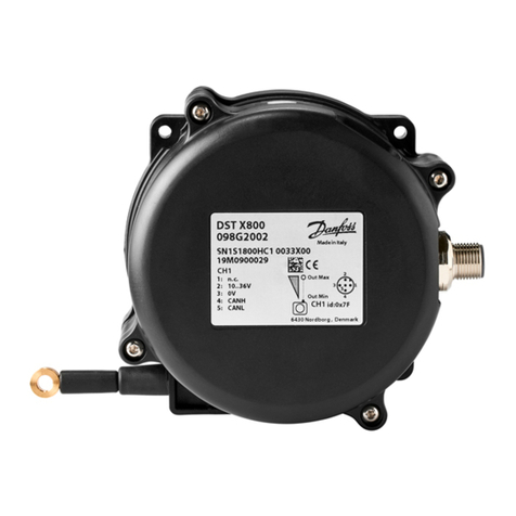 Danfoss DST X800 User manual