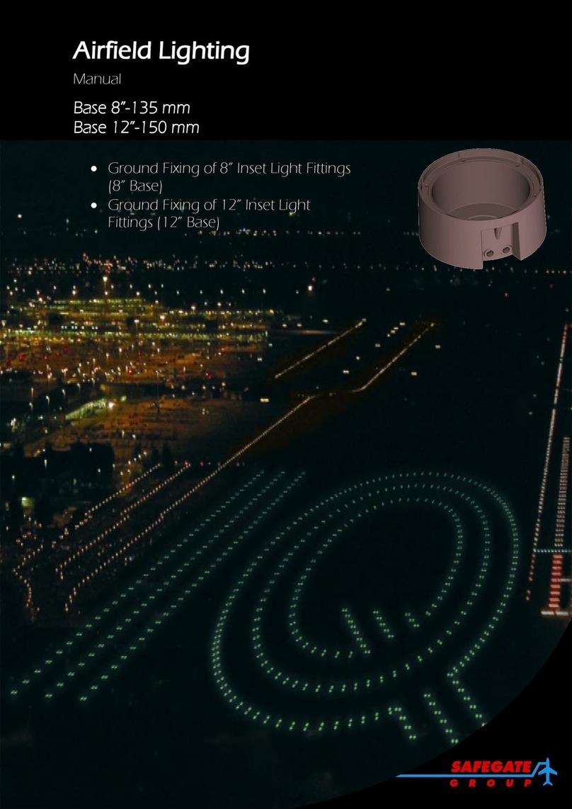 Safegate Group Airfield Lighting 8-135 Series manual Safegate Group Airfield Lighting 8-135 Series manual