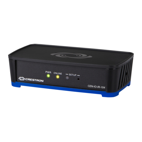 Crestron CEN-IO-COM-102 User manual