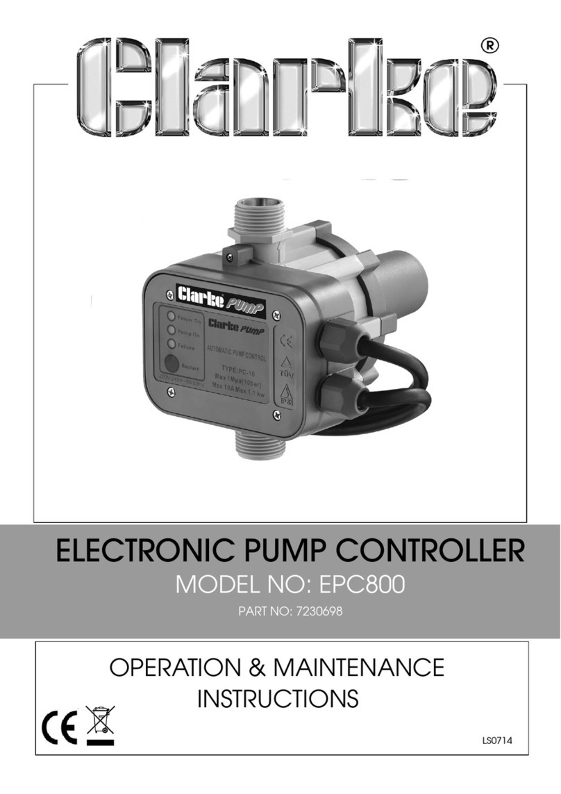 Clarke EPC800 Operation & maintenance instructions