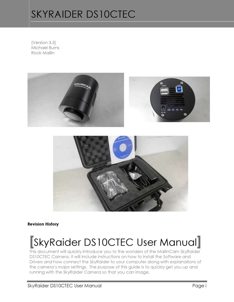 MallinCam SkyRaider DS10CTEC user manual