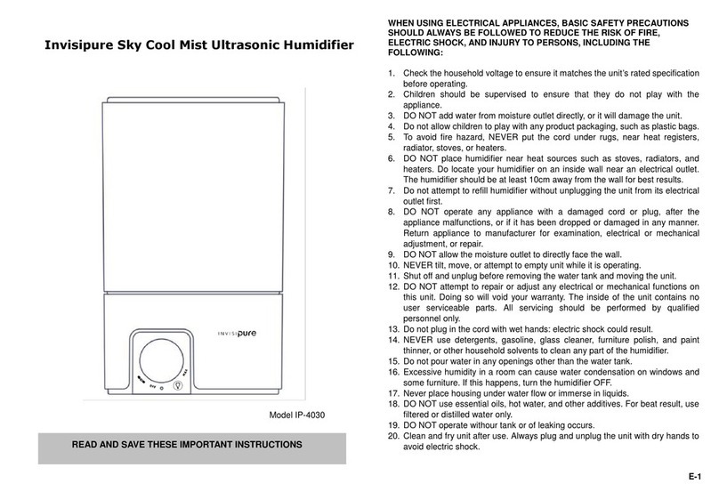 Invisipure Sky IP-4030 manual