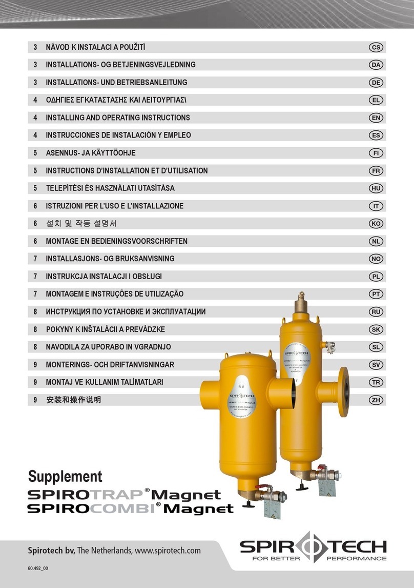Spirotech SPIROTRAP Magnet Wiring diagram