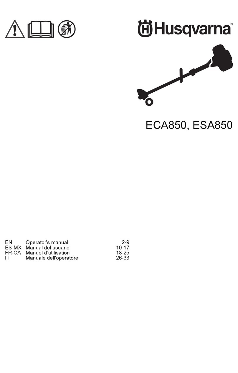 Husqvarna ESA850 Operator's manual