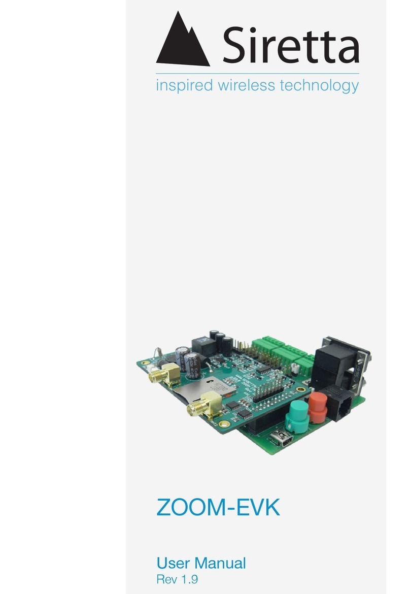 SIRETTA ZOOM-EVK user manual