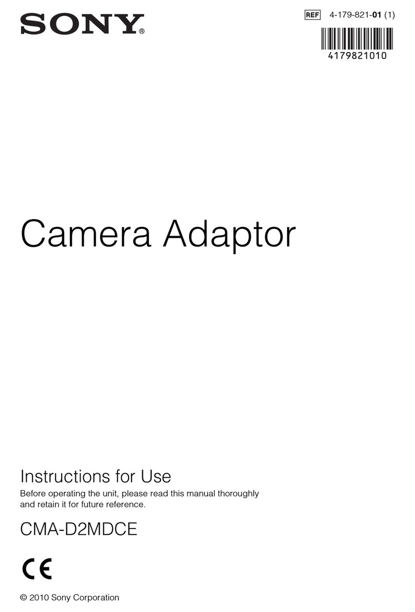 Sony CMA-D2MDCE Instructions for use