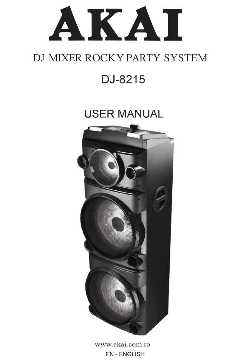 Akai DJ-8215 user manual