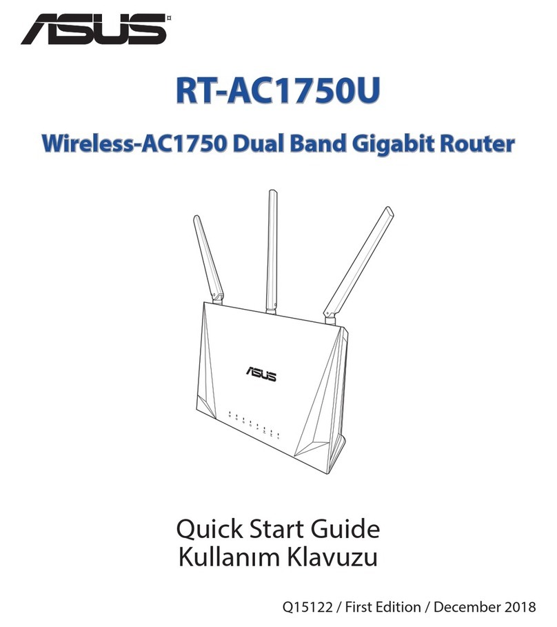 Asus RT-AC1750U User manual Asus RT-AC1750U User manual