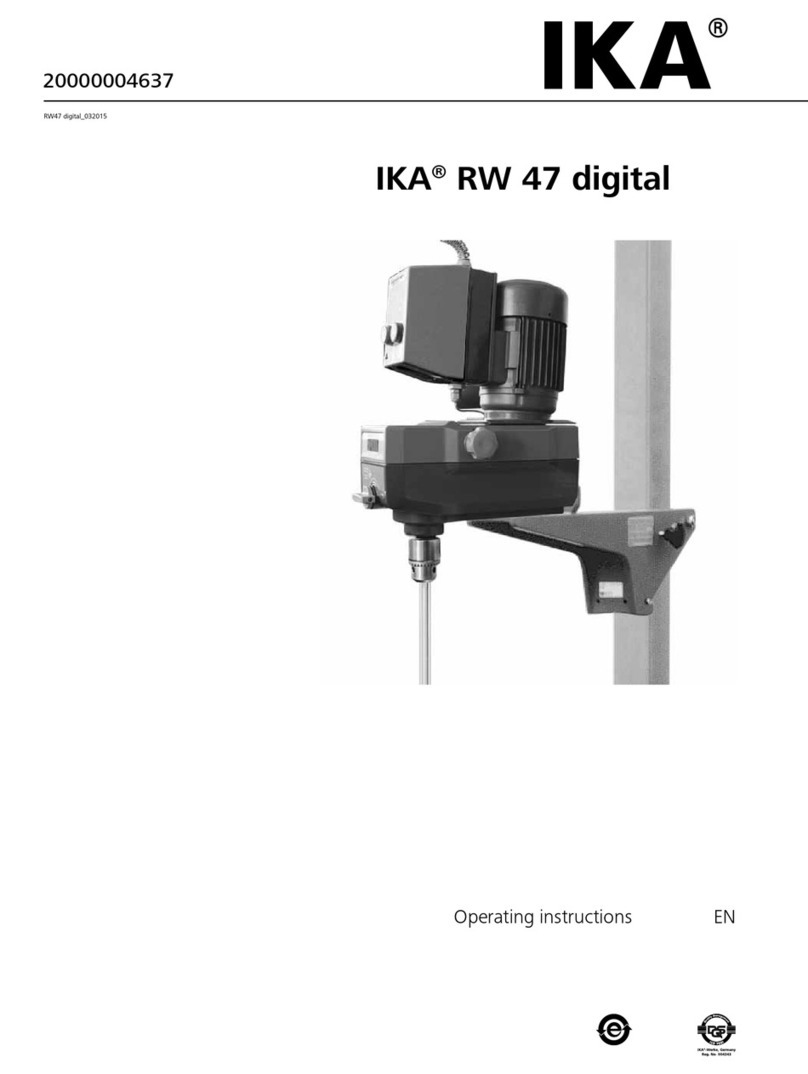 IKA RW 47 digital User manual