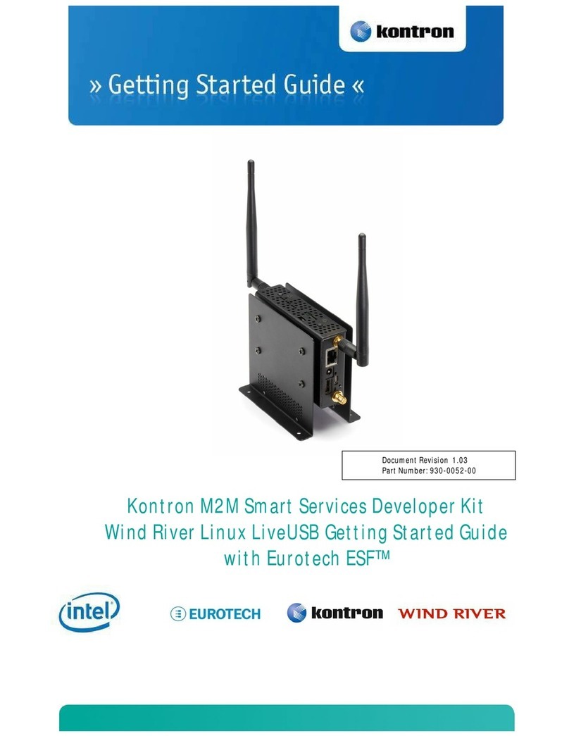 Kontron M2M Smart Service Developer Kit Getting started guide