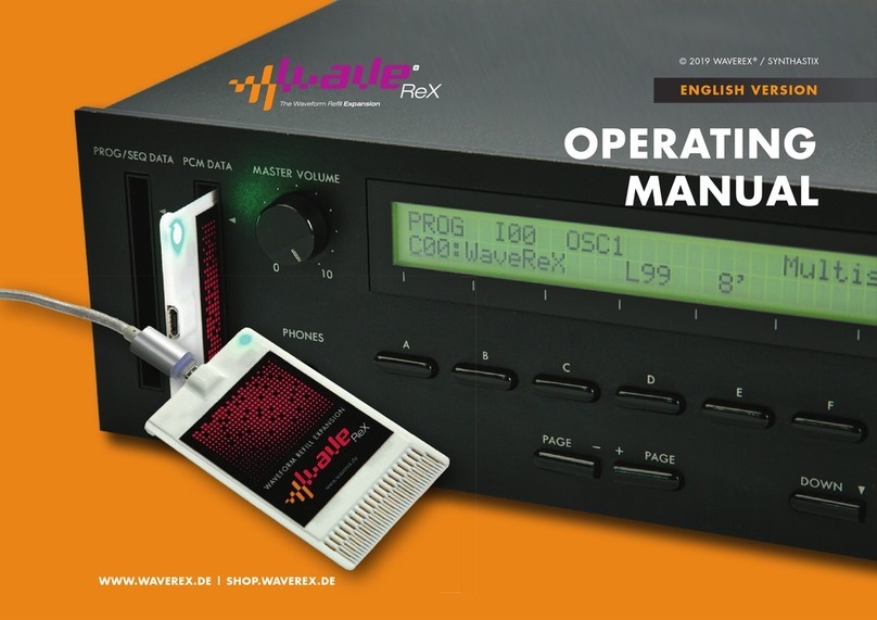 WaveReX M1 operating manual