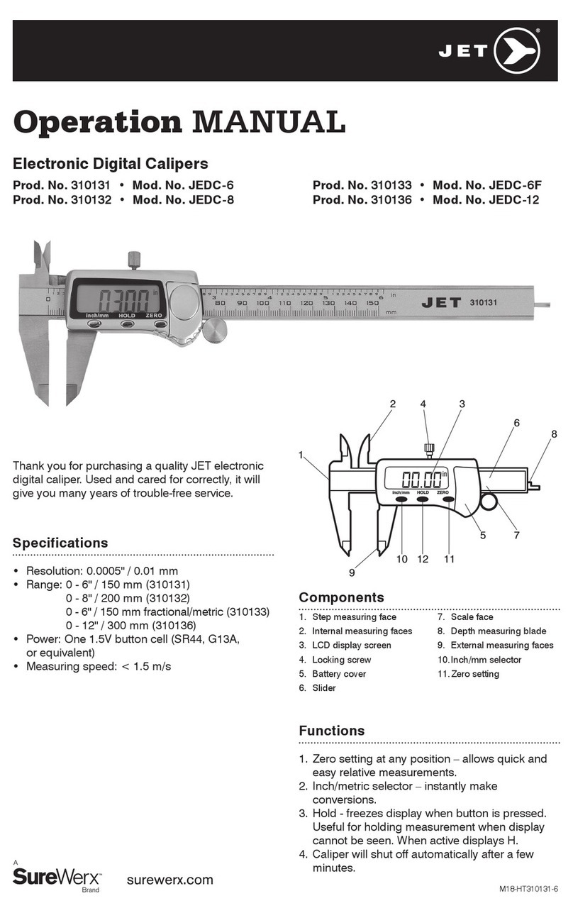 Surewerx JET JEDC-6 Operation manual