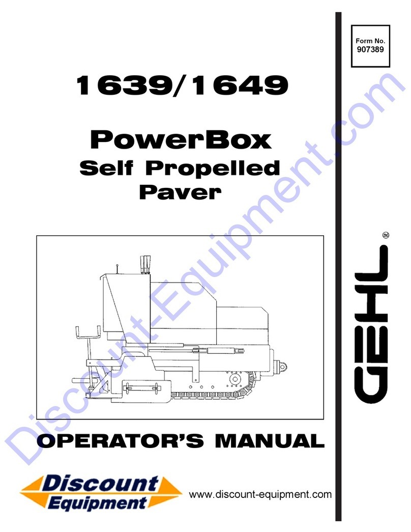 Gehl PowerBox 1639 Operator's manual