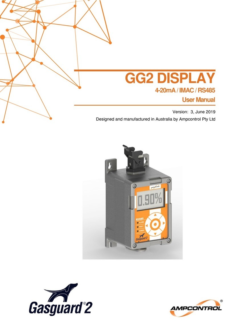 Ampcontrol Gasguard GG2 DISPLAY user manual Ampcontrol Gasguard GG2 DISPLAY user manual