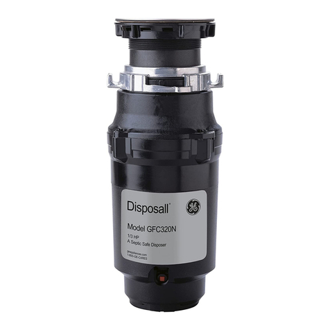 GE Disposall GFC290Y Installation guide