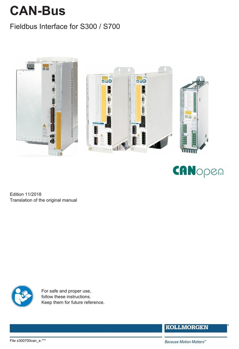 Kollmorgen SERVOSTAR S300 Interface manual