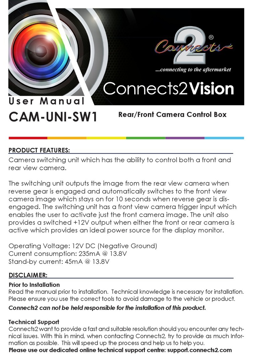 Connects2 CAM-UNI-SW1 user manual