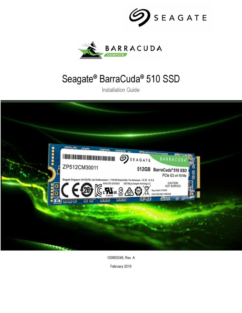 Seagate BarraCuda 510 User manual
