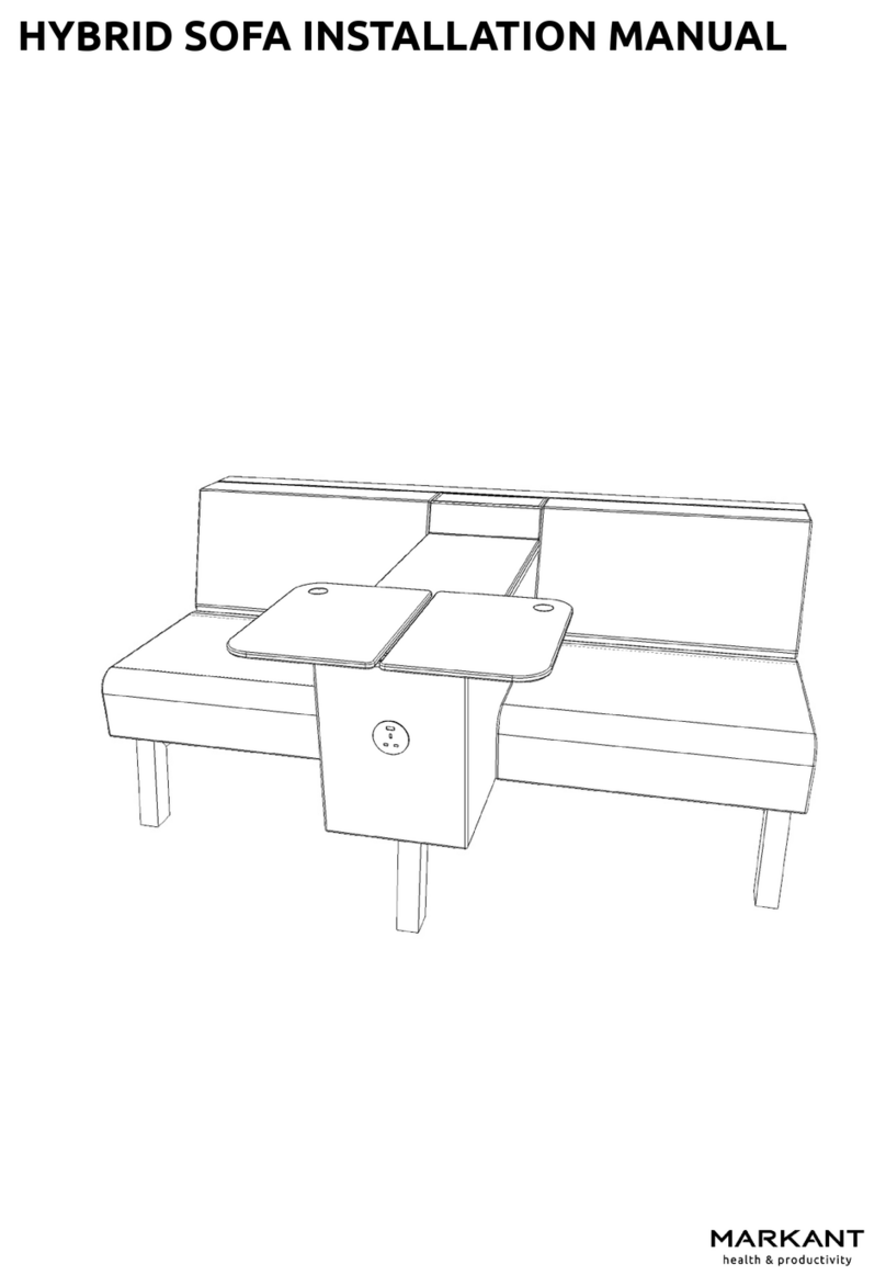 Markant HYBRID SOFA User manual Markant HYBRID SOFA User manual