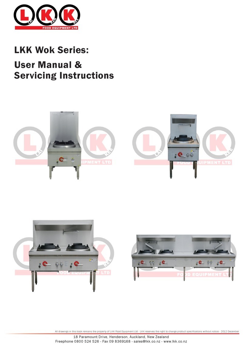 LKK Wok Series User Manual & Servicing Instructions