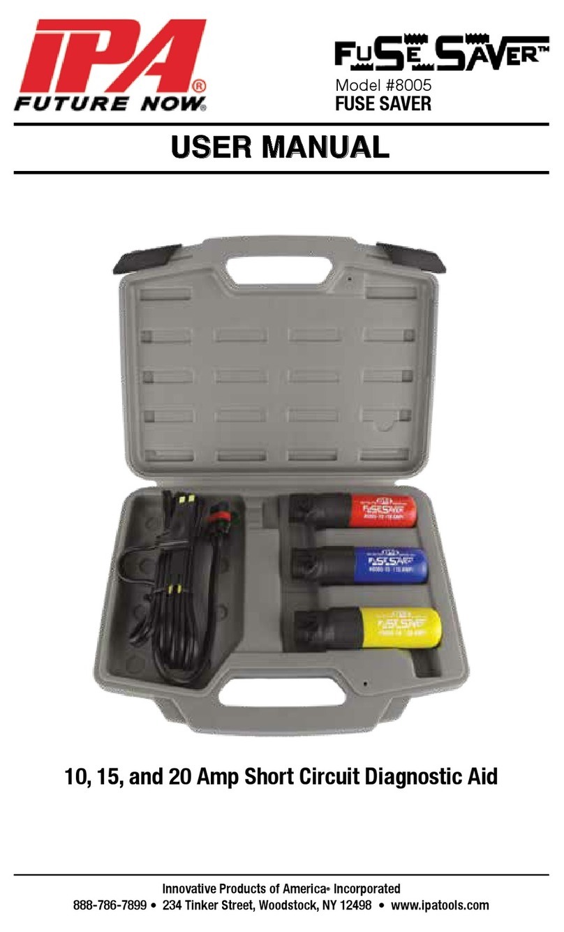 iPA Fuse Saver 8005 user manual