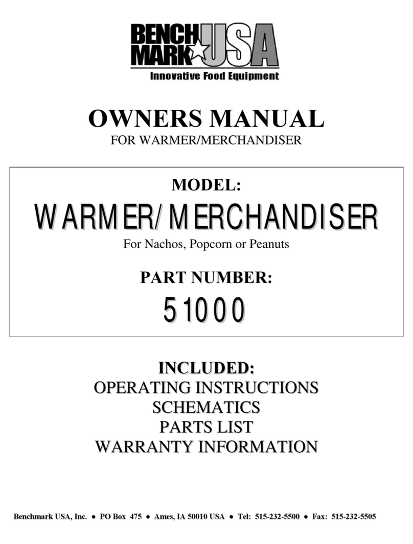 Benchmark USA 51000 owner's manual