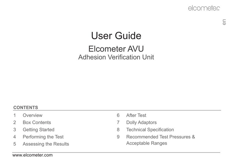 Elcometer AVU user guide