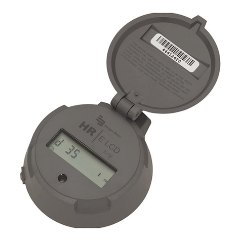 Badger Meter HR-E LCD user manual