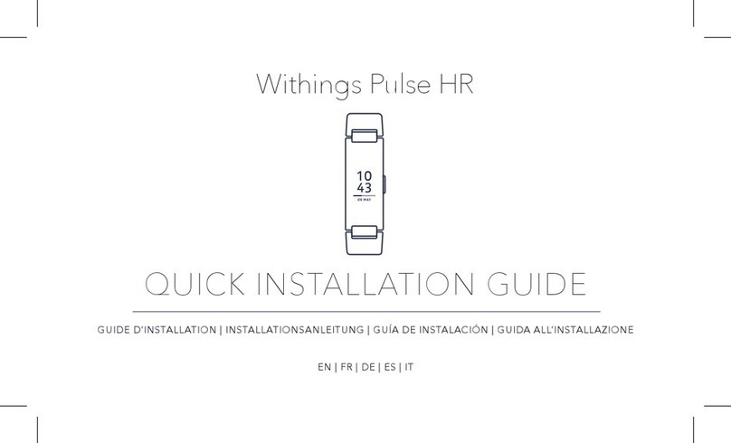 Withings Pulse HR User manual