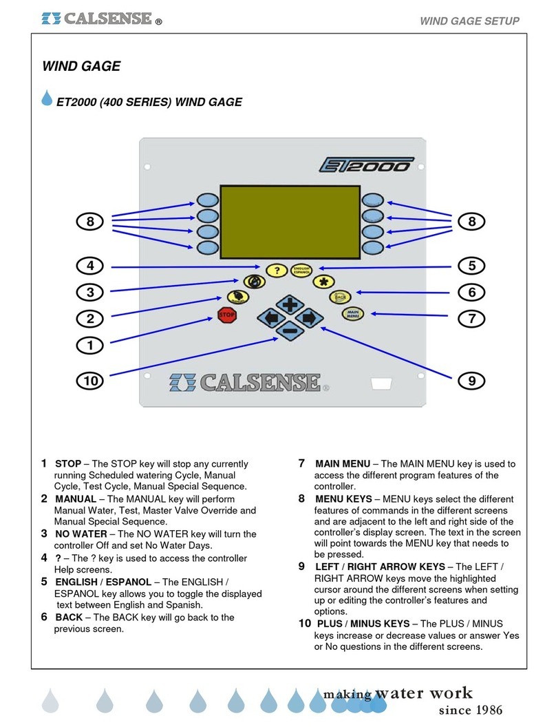 Calsense ET2000 Manual