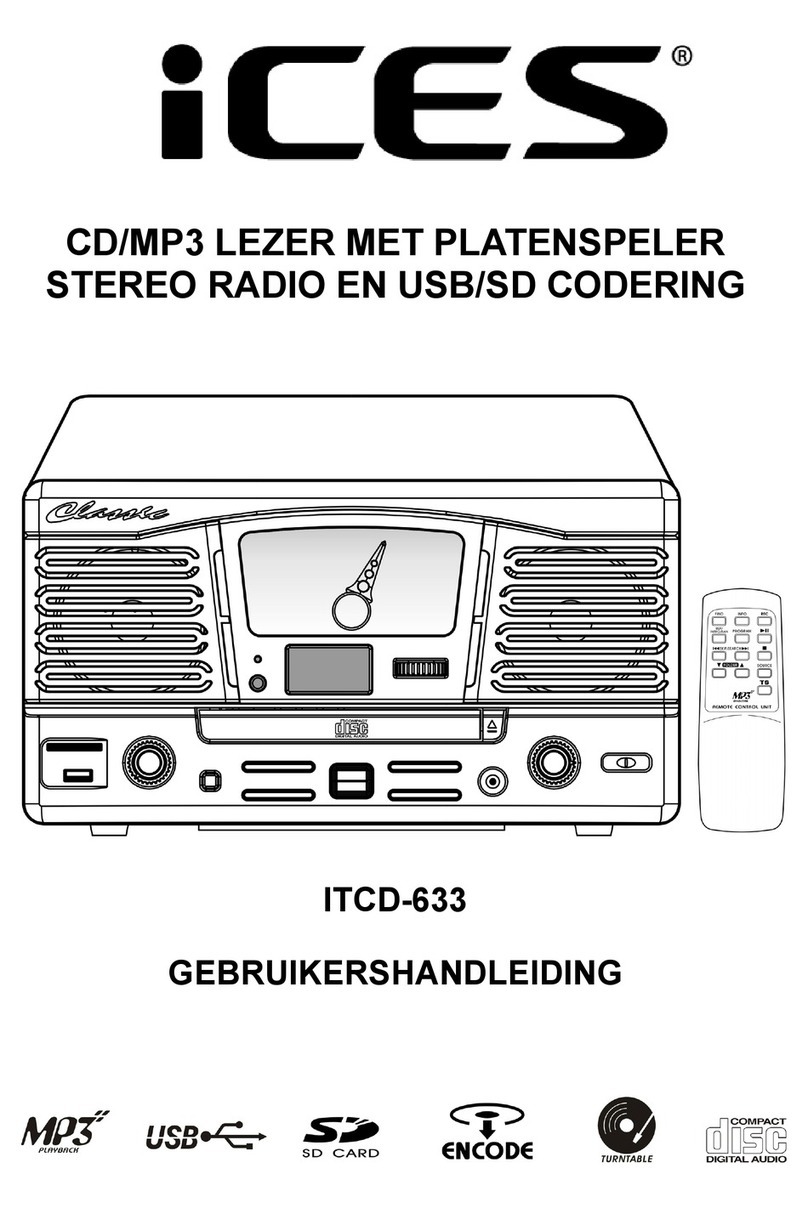 iCES ITCD-633 instruction manual