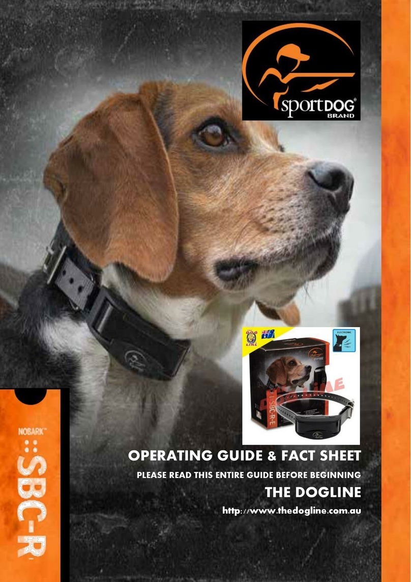 THE DOGLINE SportDOG NoBark SBC-R-E operating guide