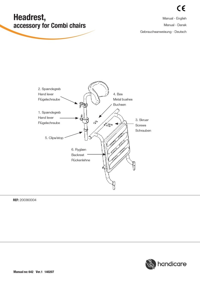 Handicare 200360004 User manual