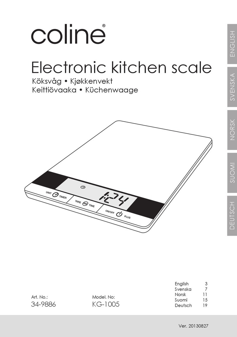 Coline KG-1005 instruction manual