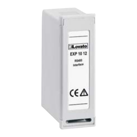 LOVATO ELECTRIC EXP10 12 User manual