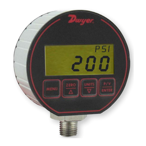 Dwyer Instruments DPG-200 Series Installation and operating instructions