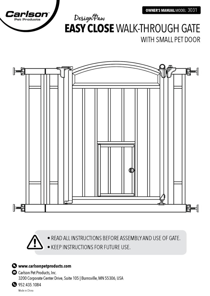 Carlson Design Paw Easy Close owner's manual Carlson Design Paw Easy Close owner's manual