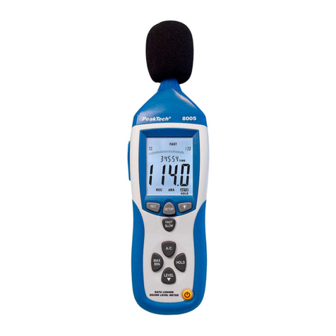 PeakTech 8005 User manual