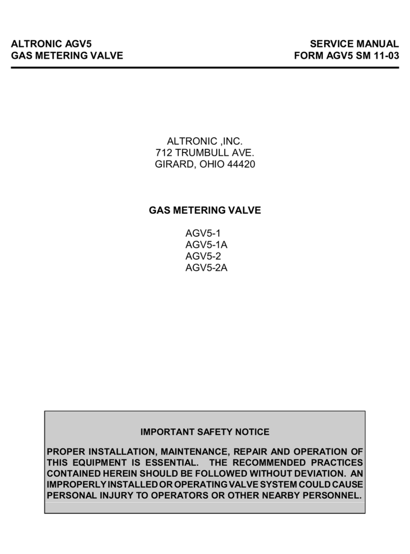 Altronic AGV5 Series Service manual