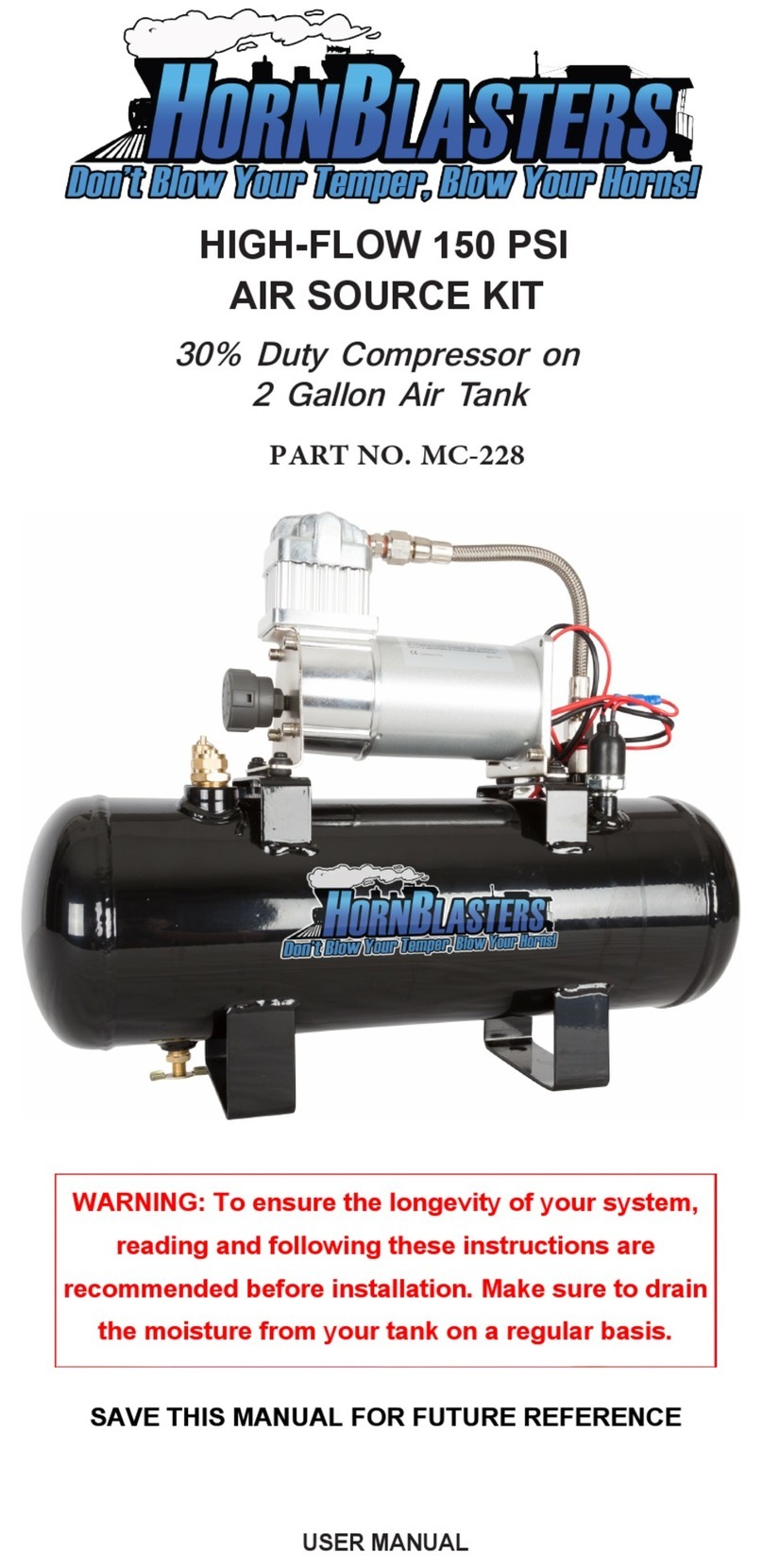 HornBlasters MC-228 user manual