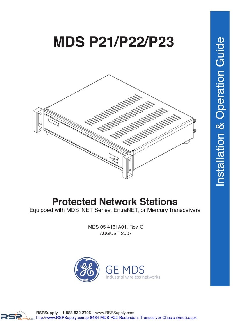 GE MDS P21 Original operating instructions GE MDS P21 Original operating instructions