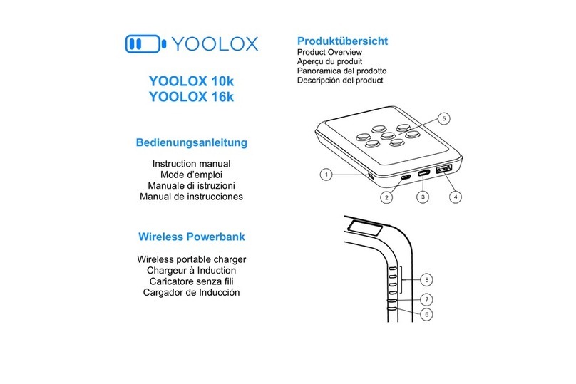 YOOLOX 10k instruction manual