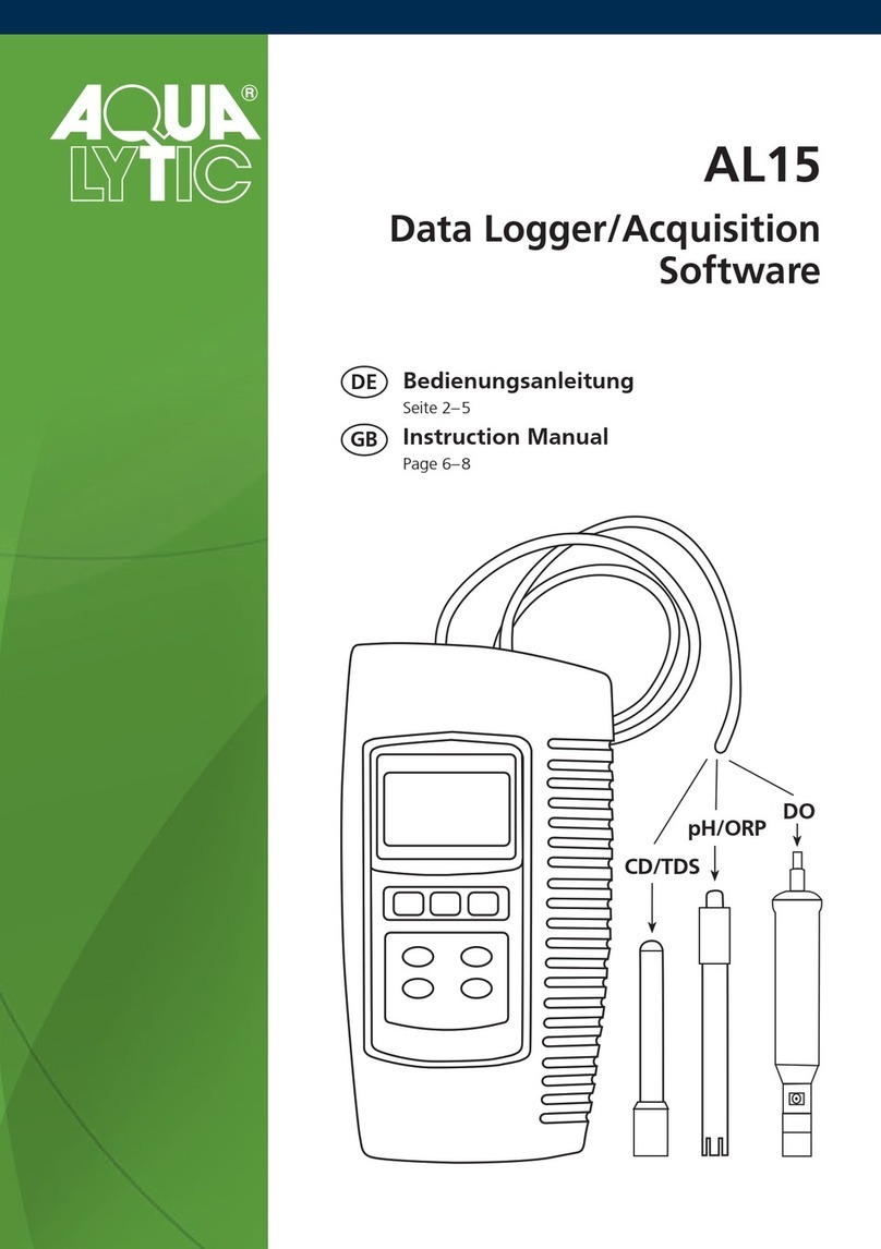 Aqualytic AL15 instruction manual
