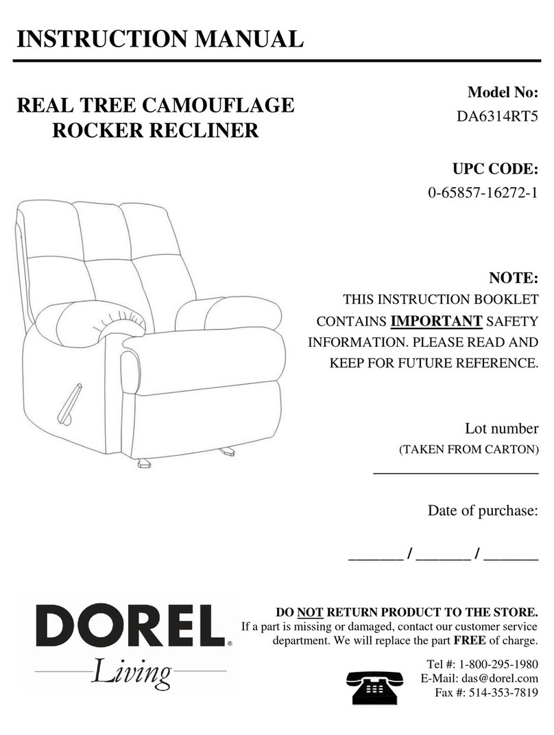 Dorel Living DA6314RT5 instruction manual