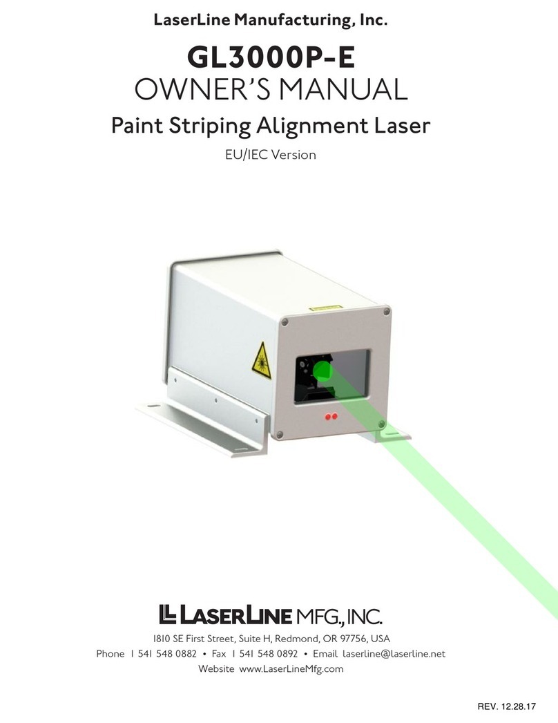 LaserLine GL3000P-E owner's manual LaserLine GL3000P-E owner's manual