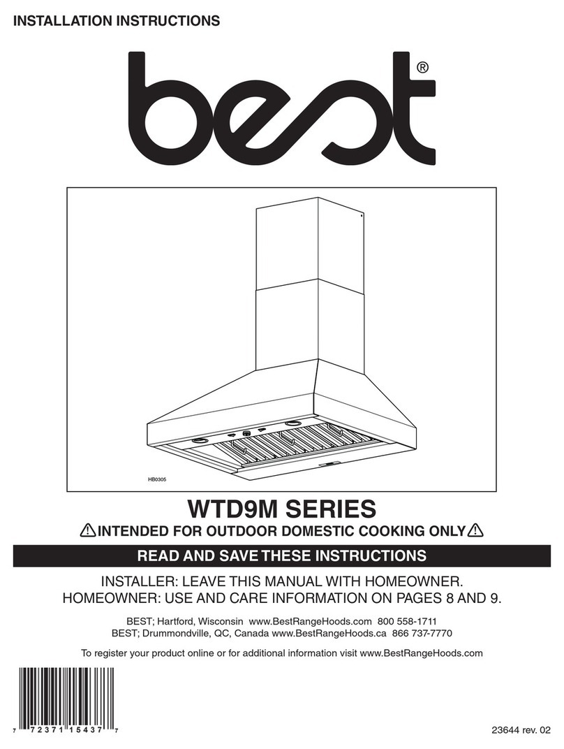 Best WTD9M Series installation instructions