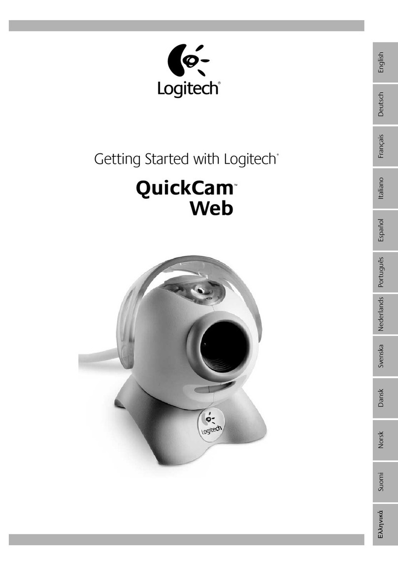 Logitech Quickcam Web User manual Logitech Quickcam Web User manual