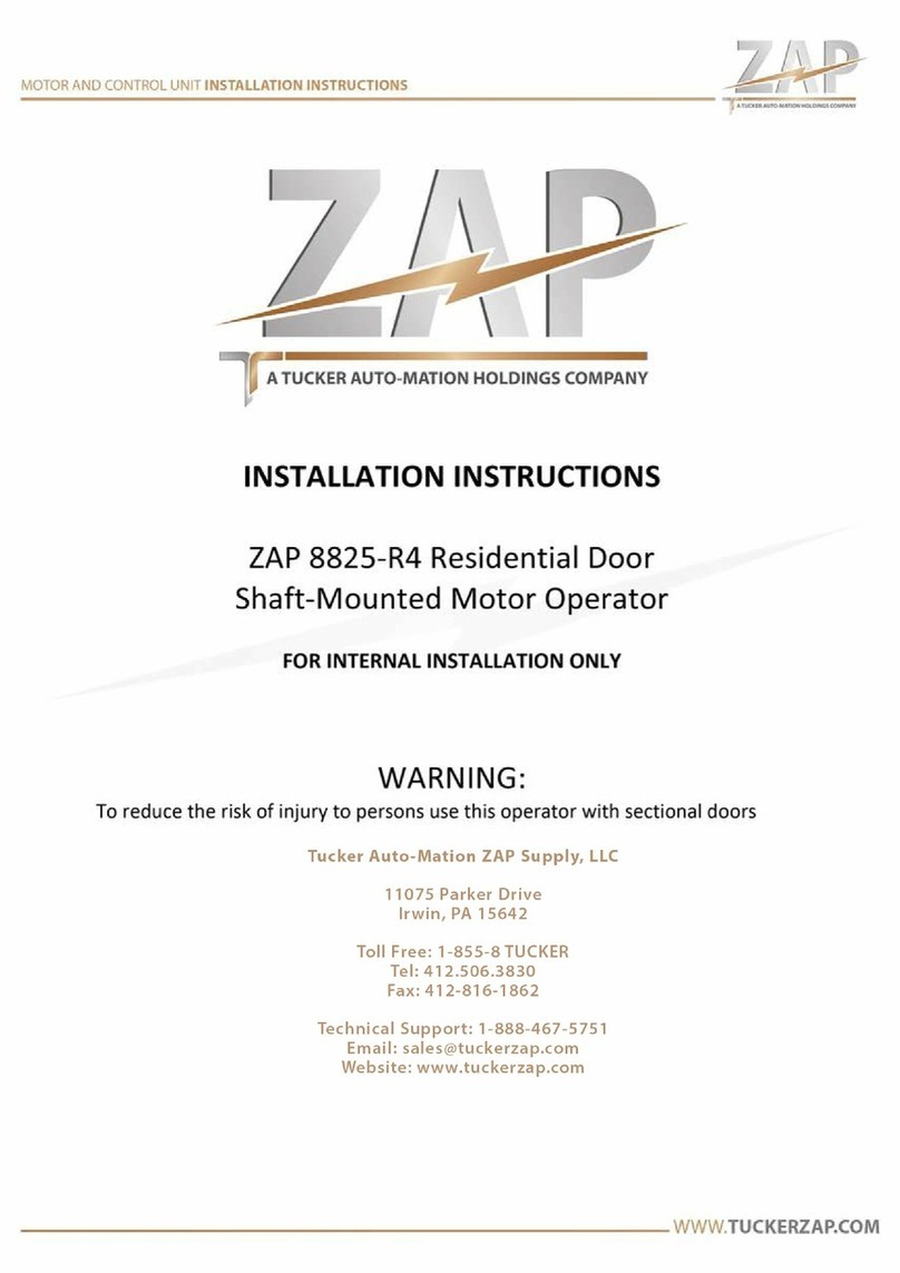 Zap 8825-R4 User manual