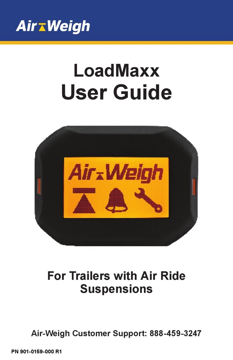 Air Weigh LOADMAXX user guide Air Weigh LOADMAXX user guide